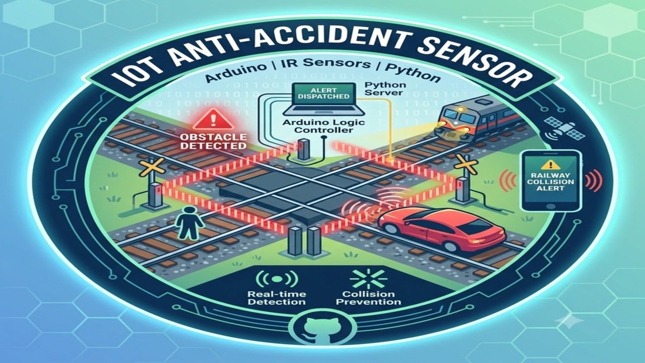 IoT Accident Avoidance Sensor System Visual Mockup